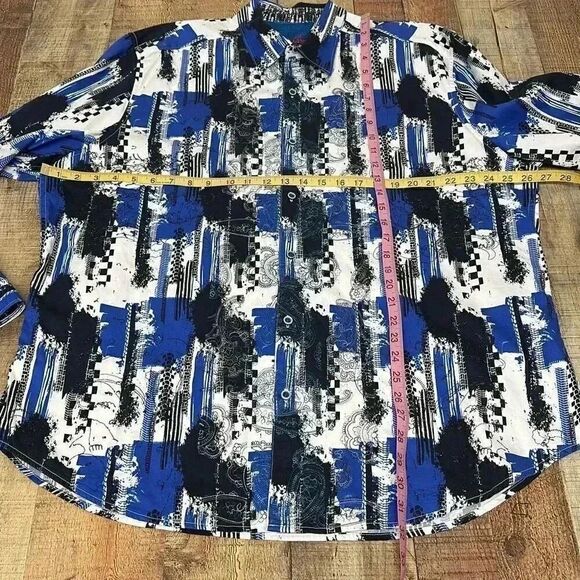 Robert Graham Gainesville Embroidered Sport Shirt Classic Fit Size 3XL - Picture 7 of 10